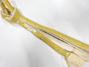 正絹　撚り房　手組帯締め